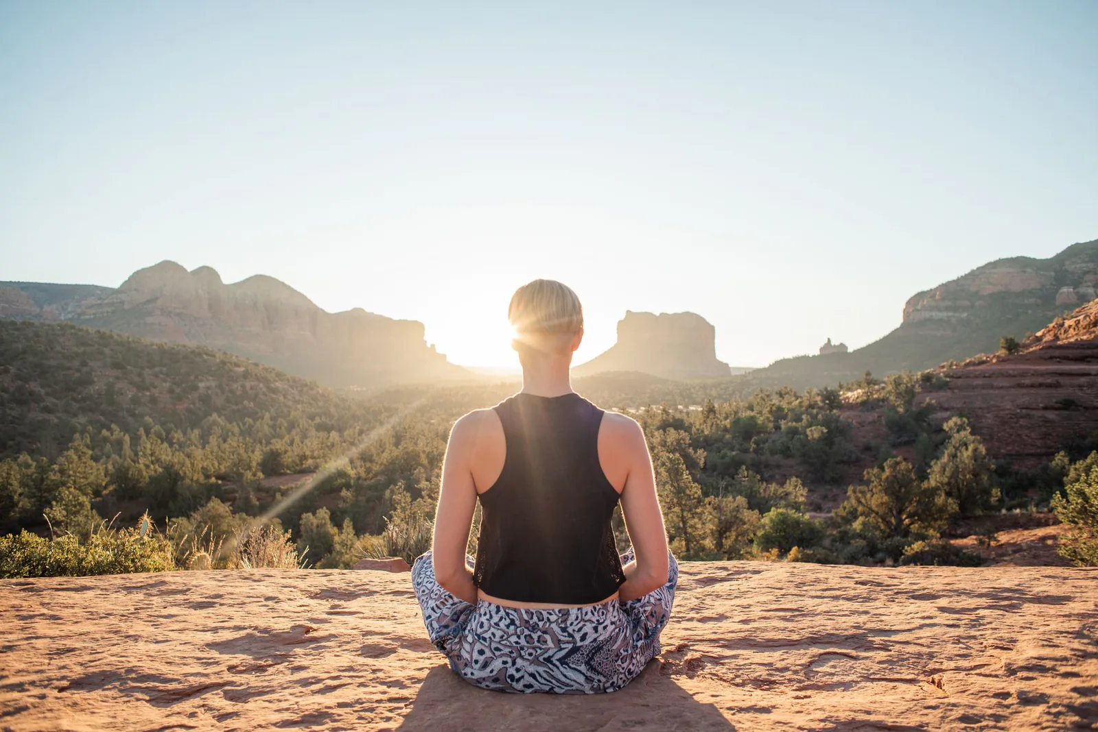 Yoga at sunrise